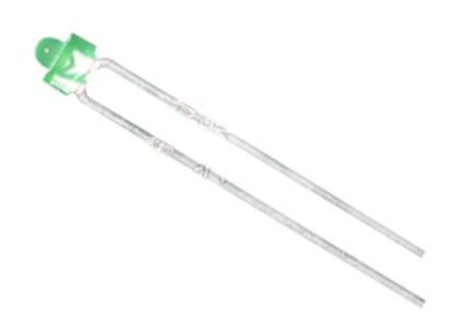 Picture of LED 1.8MM GREEN HIGH HEAD 400-600mcd