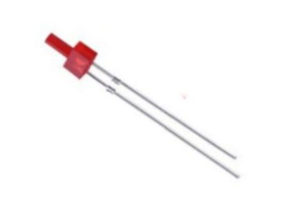 Picture of LED 2mm RED FLAT 600-800mcd 120DEG