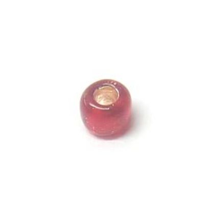 Picture of RED GLASS SPACER 4mm ID=1.3mm - 600P/BAG
