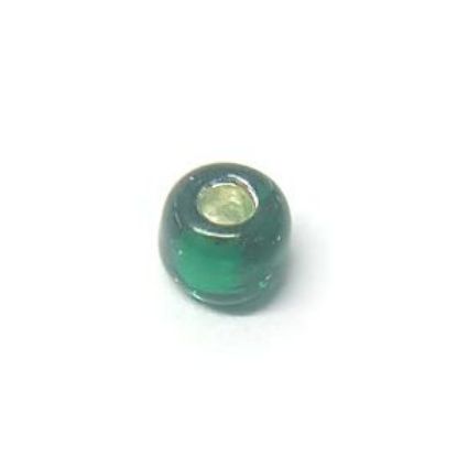 Picture of GREEN GLASS SPACER 4mm ID=1.3mm - 600P/BAG