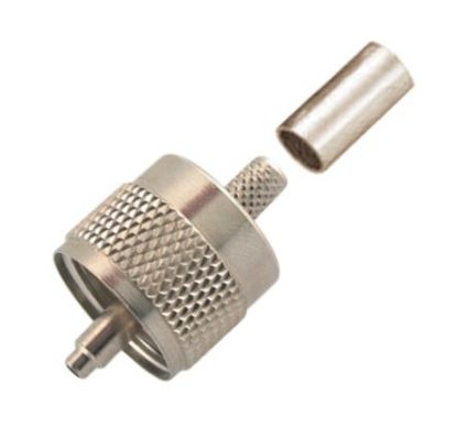 Picture of UHF-PLUG PL259 CRIMP & SOLDER 10mm RG213