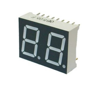 Picture of DUAL LED DISPLAY 7-SEG CC RED 14mm