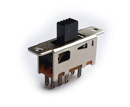 Picture of SLIDE SWITCH DPDT OFF-ON-(ON)