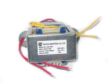 Picture of TRANSFORMER P=220V S=15V 3.5A 50VA 50W
