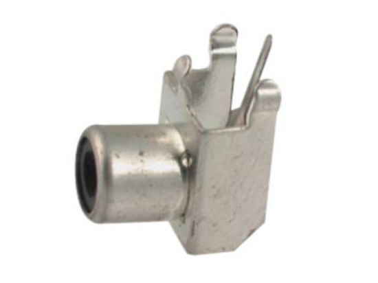 Picture of SOCKET RCA  R/A BLACK PCB MOUNT