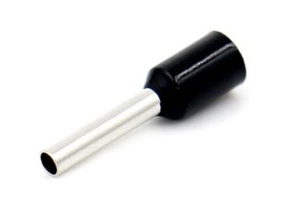 Picture of BOOT LACE TERMINAL BLACK 1.5mm2 L=10 - DEBULK