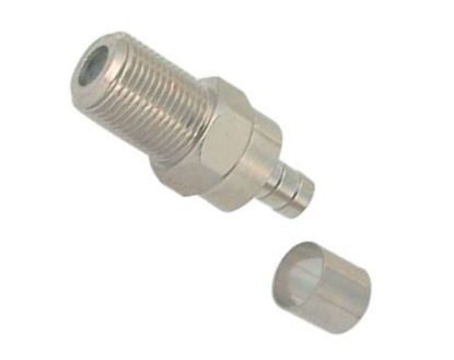 Picture of F-SOCKET CRIMP  6mm RG59 2PC