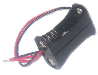 Picture of BATTERY HOLDER 2xN=SIZE/UM5 II WITH WIRE LEAD