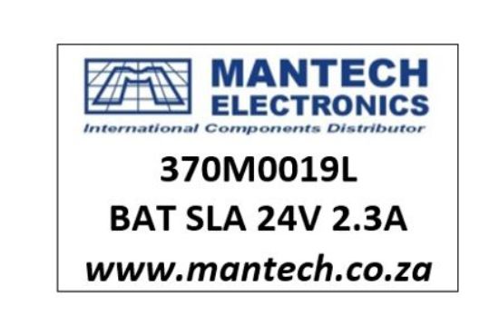 Picture of LABEL FOR BAT SLA 24V 2.3A