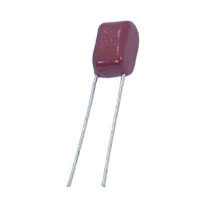 Picture of POLYESTER FILM CAPACITOR 1uF 100V P=5