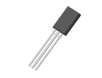 Picture of NPN TRANSISTOR TO92L ECB 300V 0.1A 50M  30