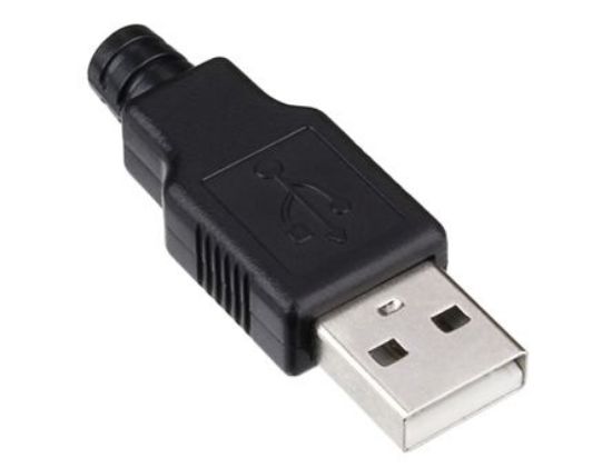 Picture of REWIREABLE USB-A PLUG IN BLACK HOUSING