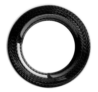 Picture of SILICONE WIRE M/S CSA=1.0 O=3.0 BLACK - 100M/ROLLS