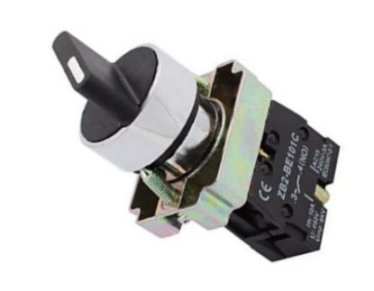 Picture of ROTARY SELECTOR SWITCH 2POS MOMENTARY SPST NO+NC