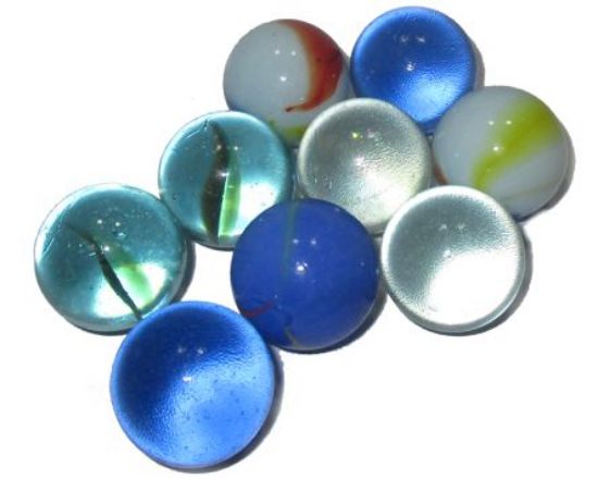Picture of GLASS MARBLE 25MM