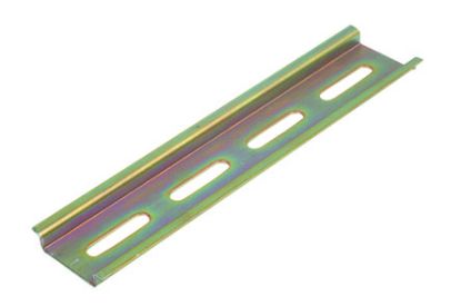 Picture of DIN RAIL STEEL  35x7.5 L=220mm GOLD ANODIZED TS35