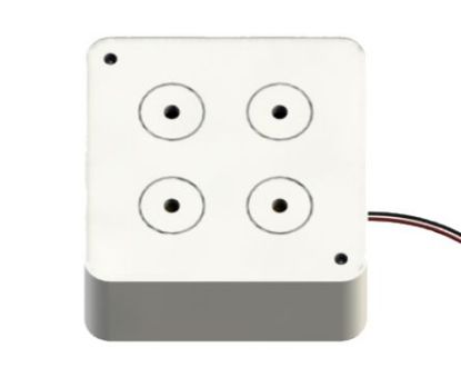 Picture of PIEZO SIREN DUAL-TONE 12VDC 105.5x105.5