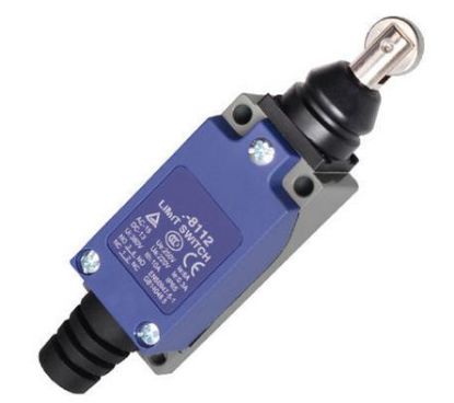 Picture of LIMIT SWITCH DPST NO+NC 5A 250VAC WITH ROLLER PLUNGER 56x21