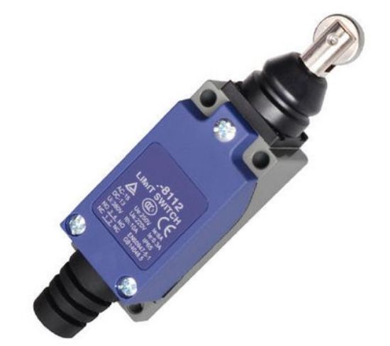 Picture of LIMIT SWITCH DPST NO+NC 5A 250VAC WITH ROLLER PLUNGER 56x21