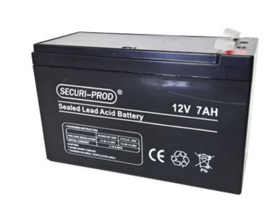 Picture of BATTERY SLA 12V 7AH 151x65x94-4.8MM SPADE TERM