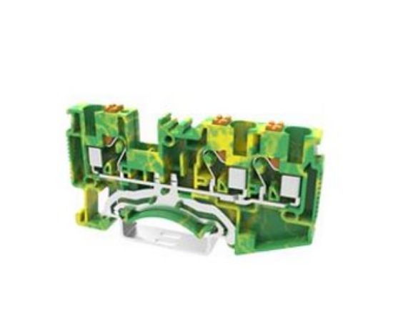 Picture of TERMINAL BLOCK D/R YELLOW/GREEN 6.2MM