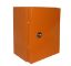 Picture of STEEL ENCLOSURE ORANGE LOCKABLE 1-KEY HOLE 350x250x170mm
