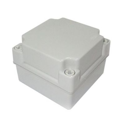 Picture of IP65 PVC ENCLOSURE 100x100x70mm GREY