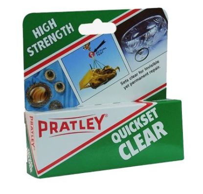 Picture of QUICKSET GLUE 2xTUBE SET WHITE  & CLEAR