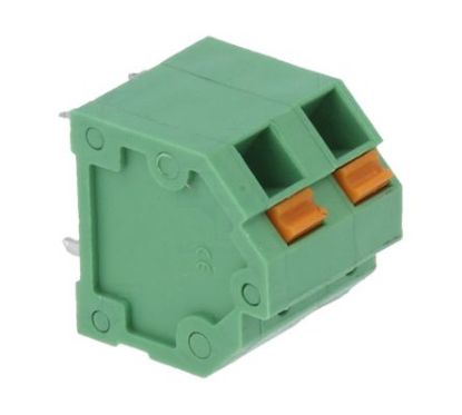 Picture of PCB SPRING/PRESS TERM BLOCK 2W  PITCH=5.08