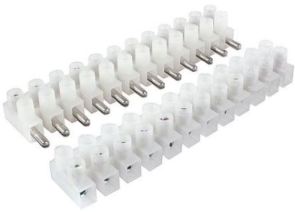Picture of STRIP CONNECTOR 12W 6A FEED THROUGH WHITE MALE & FEMALE SET