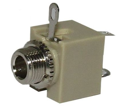 Picture of 3.5mm MONO PANEL MOUNT SOCKET OC TYPE CREAM