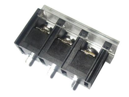 Picture of BARRIER TERMINAL BLOCK 3W P=10 PCB W/COVER