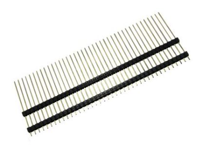 Picture of EXTENDED HEADER SIL STR 40W 2.54 TH=38
