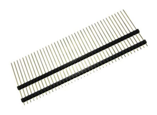 Picture of EXTENDED HEADER SIL STR 40W 2.54 TH=38