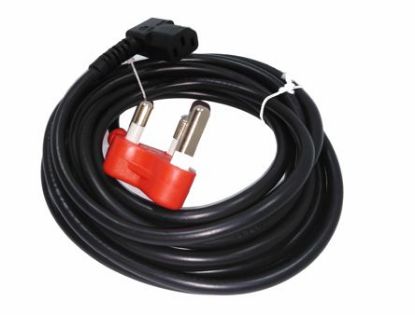 Picture of C13 SOCKET R/A - DEDICATED POWER LEAD IEC 3PIN PLUGTOP - 4m