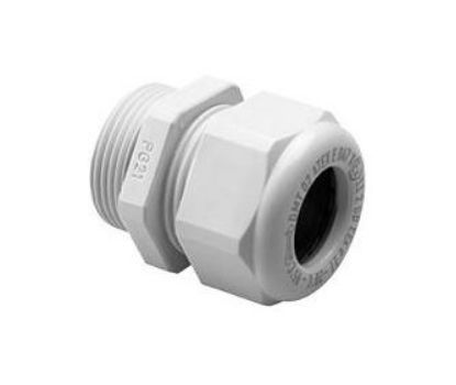Picture of WHITE COMPRESSION GLAND PH=29mm CAB=13-18mm