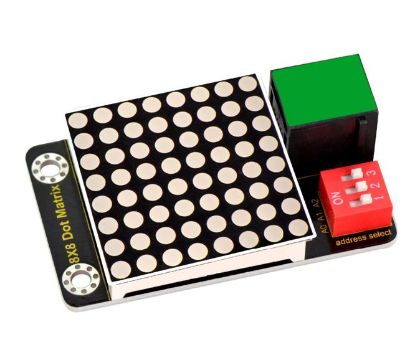 Picture of DISP LED DOTS MATRIX 8x8 ADRESSABLE MODULE EASY-PLUG