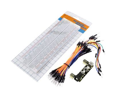 Picture of BREADBOARD PWR MOD + 830 HOLES SOLDERLESS