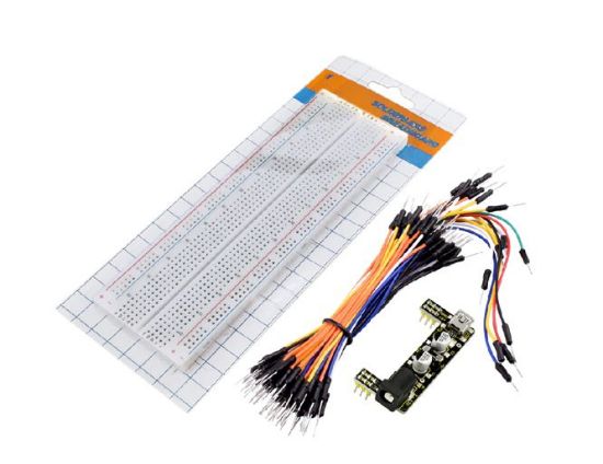 Picture of BREADBOARD PWR MOD + 830 HOLES SOLDERLESS