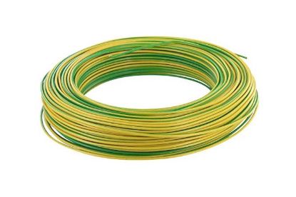 Picture of GPW ELECTRICAL WIRE CSA=2.5 GREEN/YELLOW Cu - OPEN REEL *DBK*