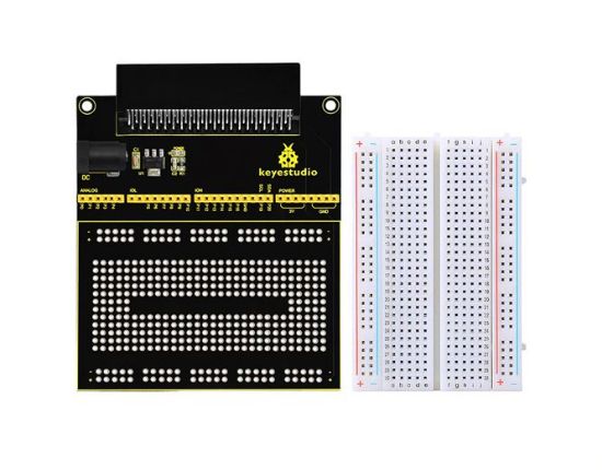 Picture of PROTOTYPING BREAKOUT BOARD V2 + BREADBOARD