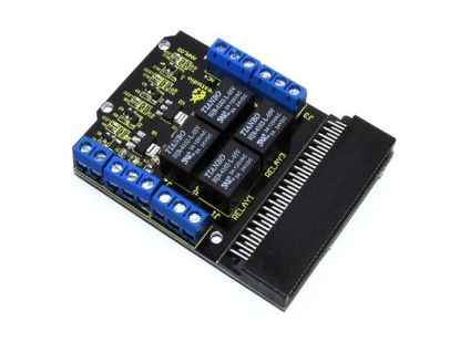 Picture of 4-CH RELAY MICRO:BIT BREAKOUT BOARD 5VDC