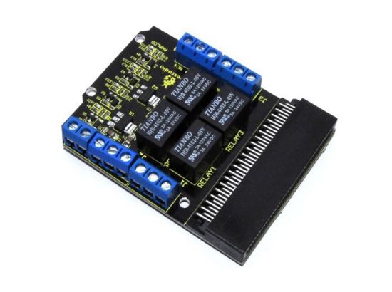 Picture of 4-CH RELAY MICRO:BIT BREAKOUT BOARD 5VDC