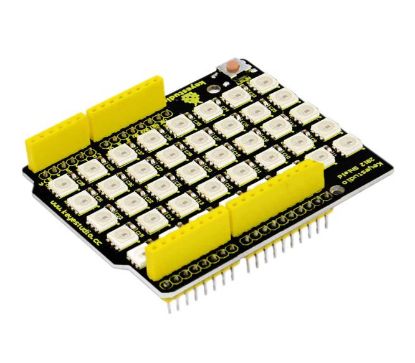 Picture of 40 LED RGB WS2812 PIXEL MATRIX SHIELD
