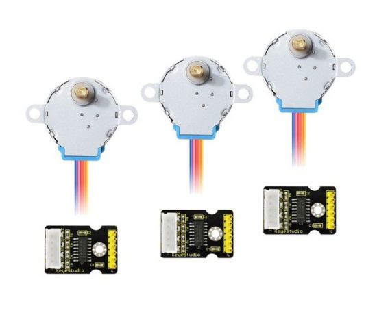 Picture of 5V STEPPER MOTOR+STEPPER MOTOR DRIVE BOARD 3PCS