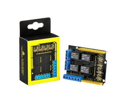 Picture of 4-CH RELAY 5V COIL, SHIELD
