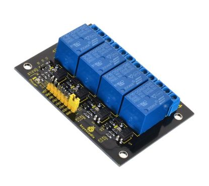 Picture of 4-CHANNEL RELAY BOARD WITH 5V COILS