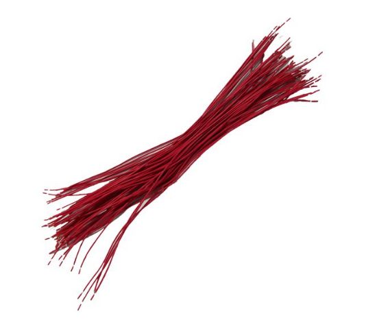 Picture of WIRE M/S CSA=0.34 1.6mm RED - 250mm