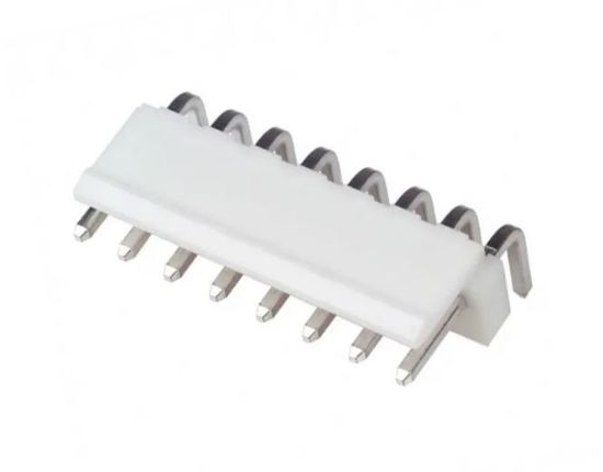 Picture of PCB HEADER SIL 8W 3.96 R/A SIDE ENTRY 1 ROW