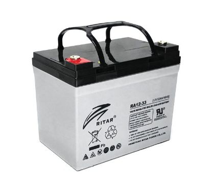 Picture of BATTERY SLA 12V 33AH 195x130x180MM F11 TERMINALS